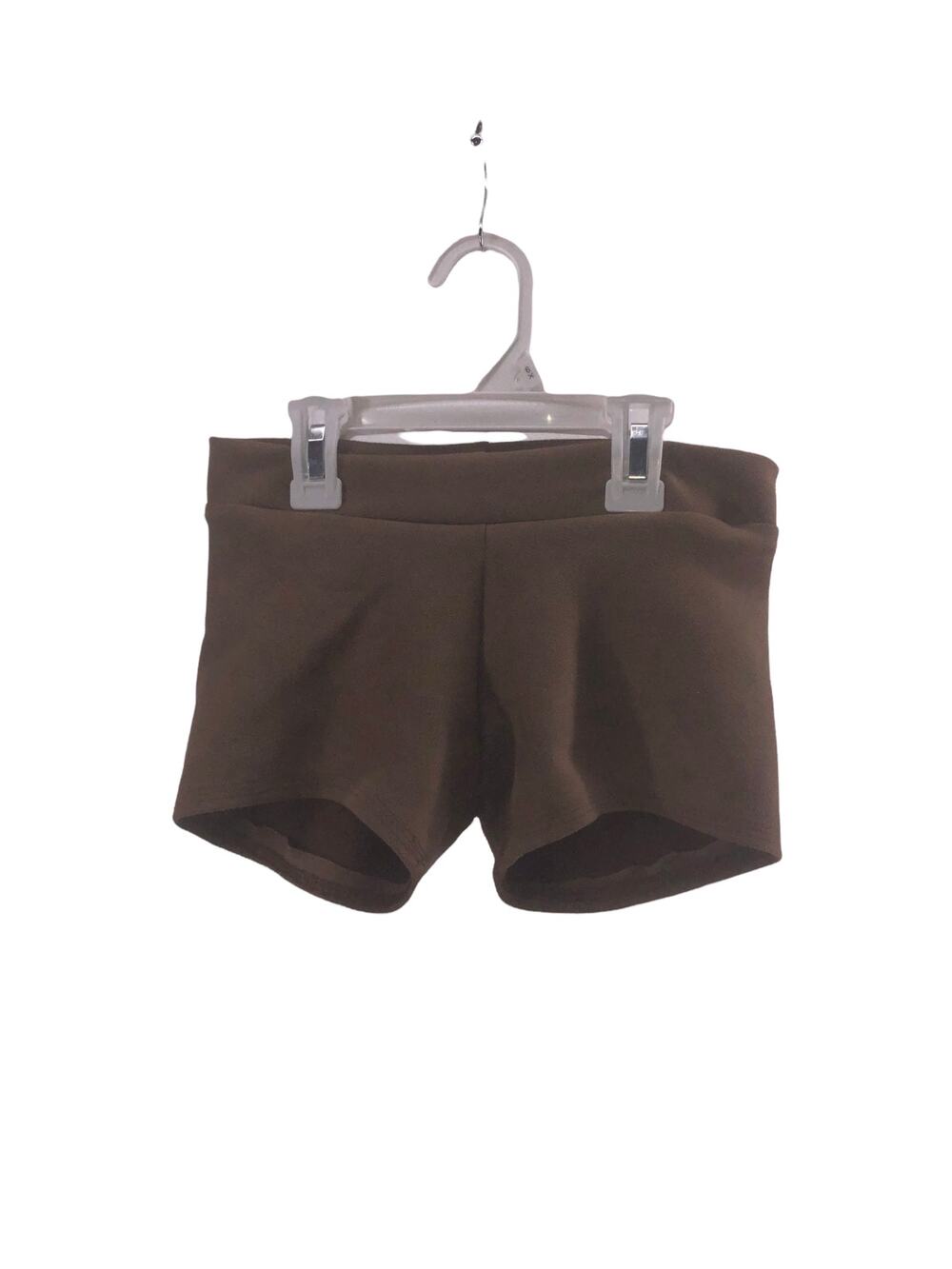 Daisy's Bowtique Girls' Brown Stretchy Shorts Youth Size XS